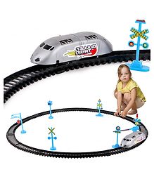 Toysire High Speed Battery Operated Train Toy Set with Tracks for Kids(370cm Perimeter)