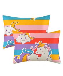 Filymore Super Soft Brushed Microfiber Cotton Pillow Cover - Multicolour