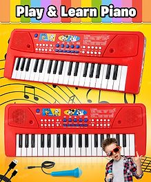 Toysire Keyboard Piano with Mickey Mouse Print  for Kids Electronic Piano with Microphone Educational Musical Toys