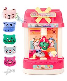 Toysire Mini Claw Machine Doll Capsule ,Kids Machines Toys, Grabber Plush, Electronic Adjustable Sounds and Music Game Toys for Boys Girls