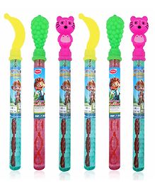 Aditi Toys Character Bubble Wands, Pack of 6 Bubble Sticks for Kids Above 3 Years, Magical Bubble Wand Toy for Kids, Bubble Sticks for Endless Joy & Fun Bubble Solution (Pack of 6)