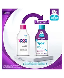 Spoo gentle baby shampoo 125ml No Tears  Gentle on Scalp  No. 1 Pediatrician Prescribed Shampoo- By Torrent Pharma