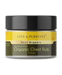 Life & Pursuits Organic Cold & Cough Balm - 25 gm