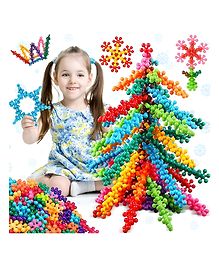 VELLIQUE My Star Links Activities Educational Building Blocks Toys Interlocking Solid Plastic for Preschool Kids Boys and Girls Aged 3+, Safe Material Creativity Kids Toys Multicolor 100 pieces for Age 3+ Years