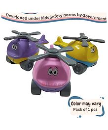 BitFeex Unbreakable Helicopter Strong and Durable Vehicle Ideal Gift for Kids-Color May Vary, Pack of 1 Pcs