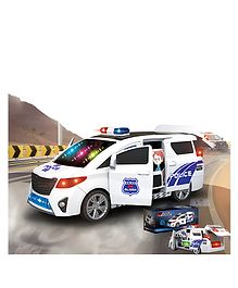 Negocio Remote Co Universal Police Car Educational Car with 360 Rotating Electric Door and Music Police-Toys for Kids Boys Super Car- Pack of 1  Color May Vary