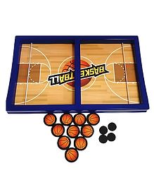 NEGOCIO Basketball Board Game Viewide Fast Sling Puck Game Paced Table Desktop Battle Basketball Game for Kids Winner Board Games Interactive Toy - Pack of 1  Color May Vary 10 Pieces