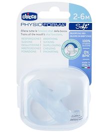 Chicco Physio Soft Silicone Physioforma's Soother Blue - 1 Piece