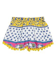 Masala Baby Pom Pom Shorts Passage To India - Yellow Masala Baby Pom Pom Shorts Passage To India - Yellow