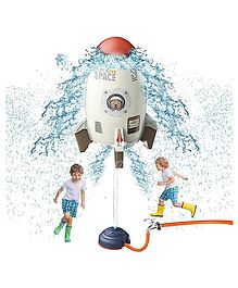 Planet of Toys Rocket Sprinklers Toys Water Splash Rocket Outdoor Water Play for Kids Rocket Sprinklers Toy Water Blaster Rockets Summer Garden Lawns Water Toys Spray for Kids 3 Years and Up