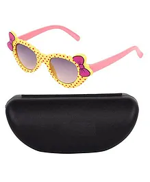 Kidofash Smart Bow Design Sunglasses - Yellow