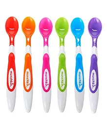 Munchkin Infant Soft Tip Spoons Multicolour - Pack of 6 
