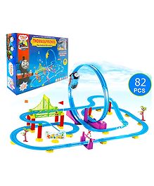 NEGOCIO 82pcs Thomas &Friends New Features 360 Rotation Train Set-PACK OF 1- COLOR MAY VARY