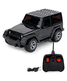 Toysire Remote Controlled Racing Car for Kids with Light High Speed Toy Vehicle Motor RC Chargeable Remote Control Cars for Boys and Girls(Black)