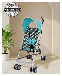 Polka Tots Easy Drift Baby Stroller (0-3 Years) Foldable, Travel-Friendly, Lightweight Pram with 5-Point Safety Harness & 360° Swivel Wheels, Zig-Zag Design -Green Polka Tots Easy Drift Baby Stroller (0-3 Years) Foldable, Travel-Friendly, Lightweight Pram with 5-Point Safety Harness & 360° Swivel Wheels, Zig-Zag Design -Green