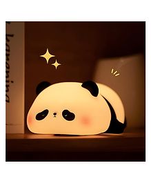 COZY VIBES Panda Night Light for Kids, Cute Panda Lamp Silicone Nursery Night Light Bedroom Nightlights USB Rechargeable Bedside Lamp for Baby Children Toddlers Women Teen Girls Gift - PACK OF 1 - COLOR MAY VARY