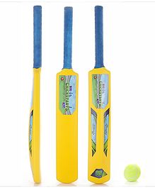 Aditi Toys Big Cricket Kit Set for Kids - Includes Cricket Bat and Tennis Ball, Perfect for Indoor & Outdoor Play, Suitable for Kids Above 5 Years