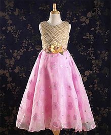 M’PRINCESS Flower Appique Gown - Pink M’PRINCESS Flower Appique Gown - Pink