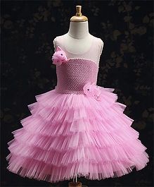 M’PRINCESS Sleeveless Party Wear Dress - Pink M’PRINCESS Sleeveless Party Wear Dress - Pink