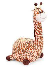 Dimpy Stuff Giraffe Seat With Support Brown - Height 75 cm