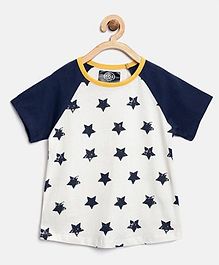 Tambourine Star Print Top - Blue Tambourine Star Print Top - Blue