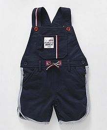 Little Kangaroos Denim Dungaree Style Romper Beach Print - Dark Navy Little Kangaroos Denim Dungaree Style Romper Beach Print - Dark Navy