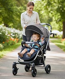 R for Rabbit Chocolate Ride Stylish Baby Stroller and Pram for Baby, Kids, Infants, Newborn, Boys & Girls of 6 Months to 3 Years (Grey Safari) R for Rabbit Chocolate Ride Stylish Baby Stroller and Pram for Baby, Kids, Infants, Newborn, Boys & Girls of 6 Months to 3 Years (Grey Safari)