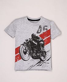 Pepe Jeans Graphic Print Casual T-Shirt - Grey Pepe Jeans Graphic Print Casual T-Shirt - Grey