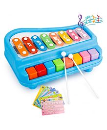 Zest 4 Toyz 2 In 1 Xylophone - Assorted Colours 