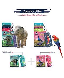 Augmented Virtual Mixed Reality Based Flashcards Learning kit for Kids - Pack of 2