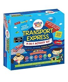 Genius Box 9 in 1 Activity & Learning Transport Express Educational Kit
