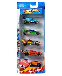 Hotwheels 5 Diecast Free Wheel Toy Car Pack of 5 - (Colours & Designs May Vary)