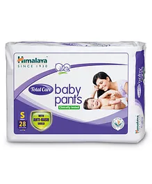 Himalaya Herbal Total Care Baby Pants Style Diapers Small - 28 Pieces