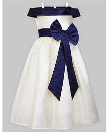 A.T.U.N Off Shoulder Gown - White & Blue A.T.U.N Off Shoulder Gown - White & Blue