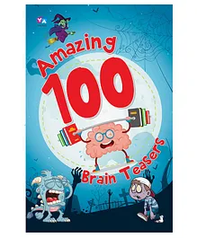 Amazing 100 Brain Teasers Jumbo Book - English