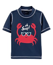 Carter's Carter's Crab Rashguard - Navy Blue Carter's Carter's Crab Rashguard - Navy Blue