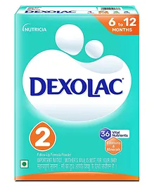 Dexolac Stage 2 Follow Up Infant Milk Formula Powder BIB Pack - 400 gm
