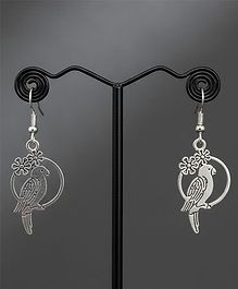 SKD Bird & Floral Designed Earring - Silver SKD Bird & Floral Designed Earring - Silver