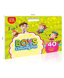  My Big Boys Colouring Pad With Carry Handle And Reference Sticker - English