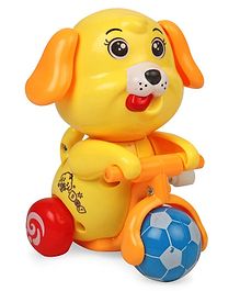 Doggy Shaped Wind Up Toy - Yellow
