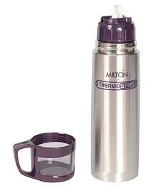 Milton Thermosteel Flask With Cup Purple - 500 ml