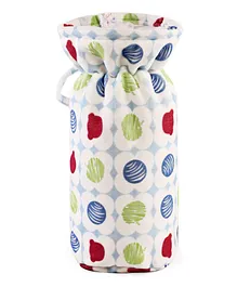 Babyhug Velour Feeding Bottle Cover Large - Multicolor