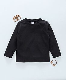 Ollypop Full Sleeves Solid Colour Tee - Black Ollypop Full Sleeves Solid Colour Tee - Black