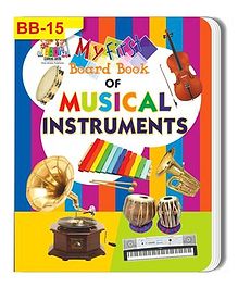 Musical Instruments Themed Board Book - English
