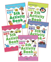 Dreamland Kid's Activity - Pack (5 Titles- English, Maths, Logical Reasoning, Science, General Knowledge)