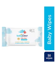 Baby Dove Rich Moisture Wipes - 50 Pieces
