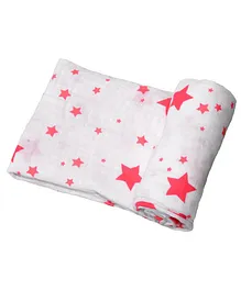 Chotto Dreamy Tales Single Layer Cotton Muslin Baby Swaddle - White