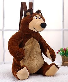 Masha and the Bear Backpack Brown - 17 Inches