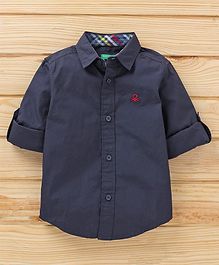 UCB Full Sleeves Solid Shirt - Blue UCB Full Sleeves Solid Shirt - Blue
