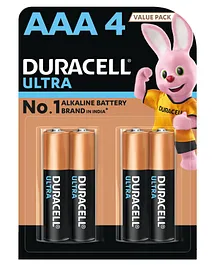 Duracell Ultra Alkaline AAA Batteries - Pack Of 4